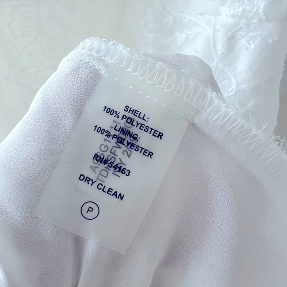 Tommy Hilfiger “Ivy” Embroidered Tiered Dress White Size 14 - Picture 6 of 6